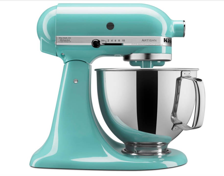 KitchenAid Artisan Series 5 Quart Tilt Head Stand Mixer with Pouring Shield KSM150PS, Aqua Sky