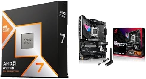 AMD 锐龙 7 9800X3D + ROG Strix X870E-E 游戏 WiFi